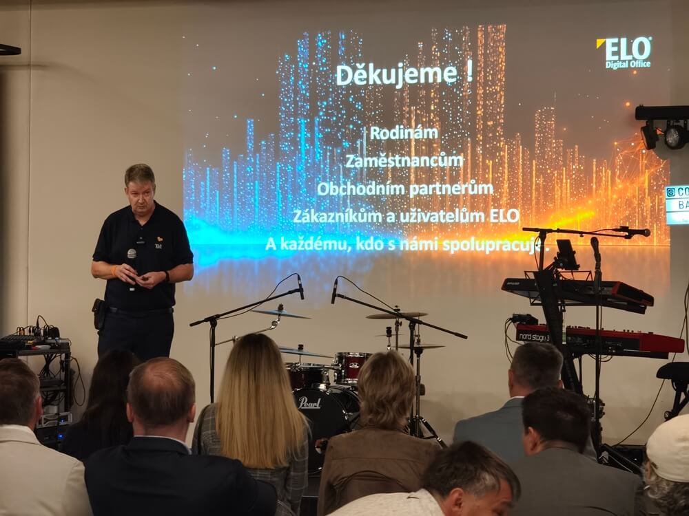 30 let společnosti ELO Digital Office, Robert Piffl přednáška 2